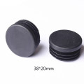 Custom Molded Black Rubber Threaded End Cap